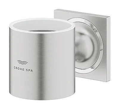 GROHE Allure Sabunluk ve Diş Fırçalık Tutacağı, Fırçalı Çelik - 40278DC1 - 2