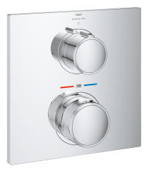 Grohe Allure Tek valfli akış kontrollü, ankastre termostatik duş bataryası - 19380002 - Grohe