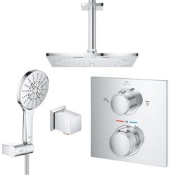 Grohe Allure Termostatik Ankastre Banyo Batarya Seti - 29181002-SET1 - Grohe