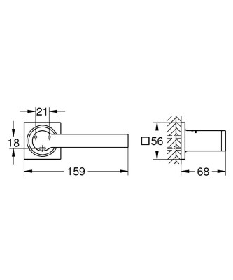 Grohe Allure Tuvalet kağıtlığı - 40279GN1 - 2