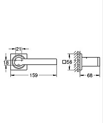 GROHE Allure Tuvalet Kağıtlığı, Kapaksız, Altın - 40279GL1 - 3