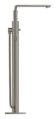 GROHE Allure Yerden Montajlı Küvet Bataryası, Tek Kollu, Fırçalı Sert Grafit - 25222AL1 - 2