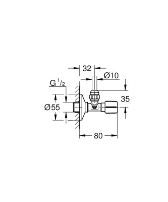 Grohe Ara musluk 1/2″ - 22074KF0 - 2