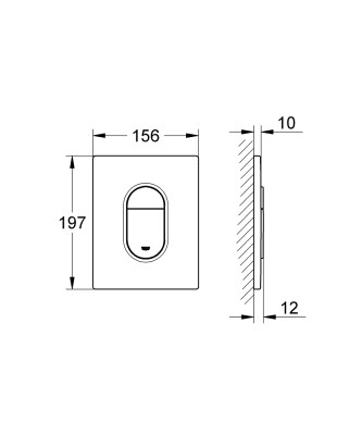 Grohe Arena Cosmopolitan Kumanda paneli - 38844KV0 - 2