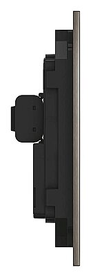 Grohe Arina Kumanda Paneli, Fırçalı Sert Grafit, Silk Motion Technology, Dikdörtgen (Pilli) - 104644AL00 - 5