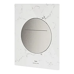 Grohe Arina Kumanda Paneli, Mermer Beyazı (Beyaz Attika Caesarstone), Silk Motion Technology, Yuvarlak (Pilli) - 104645MV00 - 3