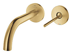 GROHE Atrio 2 Delikli Lavabo Bataryası (L-Boy), Fırçalı Altın - 29410GN0 - 2