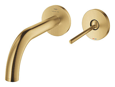 GROHE Atrio 2 Delikli Lavabo Bataryası (L-Boy), Fırçalı Altın - 29410GN0 - 2