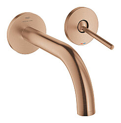 GROHE Atrio 2 Delikli Lavabo Bataryası (M-Boy), Fırçalı Bakır - 29410DL0 - Grohe