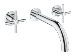 Grohe Atrio 3 delikli lavabo bataryası M-Boyut - 20661000 - Grohe