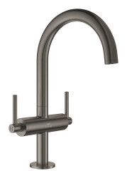 Grohe Atrio Lavabo Bataryası L Boyut Brushed Hard Graphite - 21145AL0 - Grohe