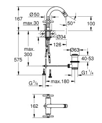 Grohe Atrio New Bide Bataryası - 24353DC0 - 2