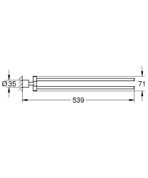Grohe Atrio New Havluluk - 40888DA0 - 2