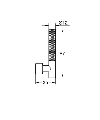 Grohe Atrio Özel Koleksiyonu Tırtıklı çubuklar - 48646GN0 - 2