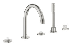 Grohe Atrio Private Collection 5 Delikli Küvet Bataryası - 25224DC0 - Grohe