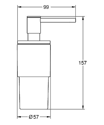 GROHE Atrio Sabunluk, Fırçalı Altın - 40886GN0 - 3