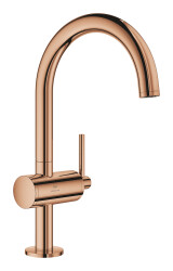 Grohe Atrio Tek kollu lavabo bataryası 1/2″ L-Boyut - 24362DA0 - Grohe