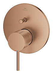 GROHE Atrio Tek Kollu Yönlendiricili Ankastre Batarya, 2 Yollu, Fırçalı Bakır - 24355DL0 - 2