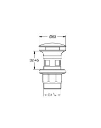 Grohe Bas-aç gider seti - 40824000 - 2