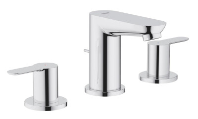 Grohe BauEdge 3 Delikli Lavabo Bataryası - 20197000 - 1