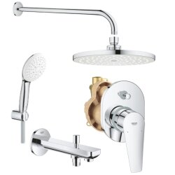 Grohe BauEdge Ankastre Duş Seti - 29039001-SET2 - Grohe