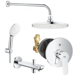 Grohe BauEdge Ankastre Duş Seti - 29079000-SET4 - Grohe