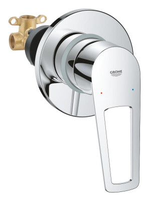 Grohe BauLoop Tek kumandalı duş bataryası - 29042001 - 1