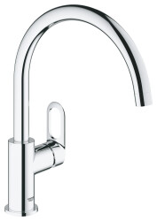 Grohe BauLoop Tek kumandalı eviye bataryası - 31368000 - Grohe