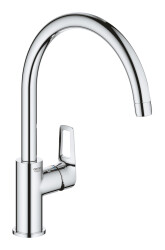 Grohe BauLoop Tek kumandalı eviye bataryası - 31368001 - Grohe