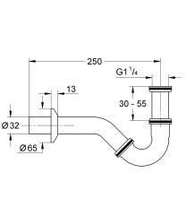 Grohe Bide Sifonu - 28946000 - 2
