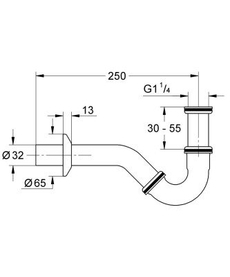 Grohe Bide Sifonu - 28946000 - 2