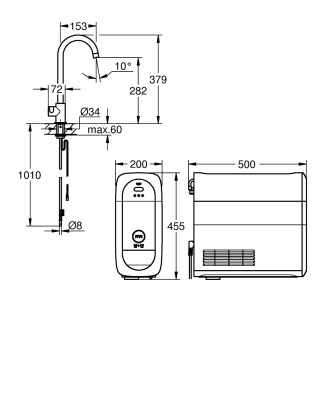 Grohe Blue Home Tekli başlangıç seti - 31498001 - 2