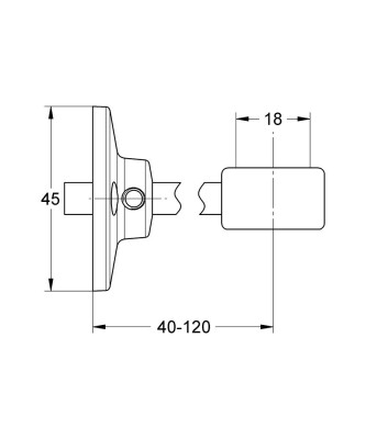 Grohe Boru klipsi - 28708000 - 2