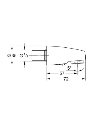 Grohe Çekilebilir çıkış - 46103000 - 2