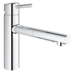 Grohe Concetto Tek kumandalı eviye bataryası - 30273001 - Grohe
