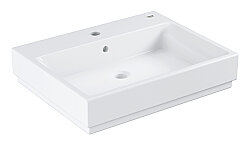 GROHE Cube Ceramic Tezgâh Üstü Lavabo 60 cm, Alpine Beyaz - 3947700H - Grohe