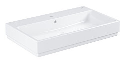 GROHE Cube Ceramic Tezgâh Üstü Lavabo 80 cm, Alpine Beyaz - 3947600H - Grohe