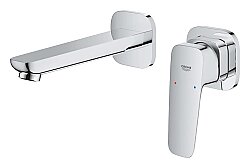 GROHE Cubeo 2 Delikli Duvar Tipi Lavabo Bataryası (M-Boy), Krom - 1017880000 - 4