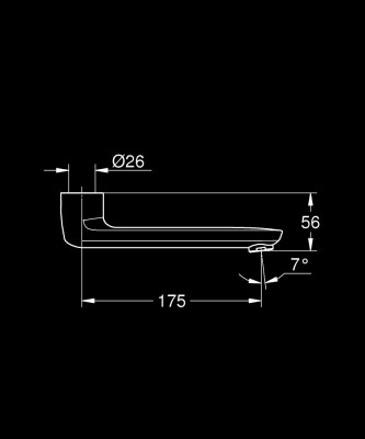 Grohe Döküm döner çıkış ucu - 13380000 - 2