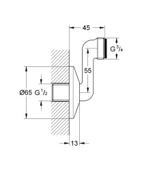 Grohe Ekzantrik - 12465000 - 2
