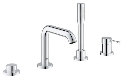 Grohe Essence 4 Delikli Küvet Bataryası - 19578001 - 1