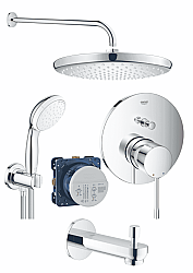 Grohe Essence Ankastre Duş Seti Krom 24167001-SET2 - Grohe
