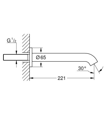 Grohe Essence Çıkış ucu - 13449GN1 - 2