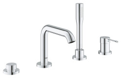 Grohe Essence Dört delikli küvet bataryası - 25251001 - 1
