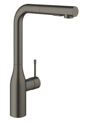 Grohe Essence Eviye Bataryası Brushed Hard Graphite - 30504AL0 - Grohe
