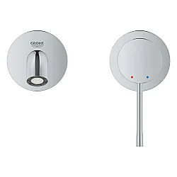 GROHE Essence İki Delikli Duvar Tipi Lavabo Bataryası (M-Boy), Crafted Krom - 29192PF1 - 3