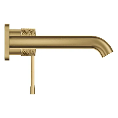 GROHE Essence İki Delikli Duvar Tipi Lavabo Bataryası (M-Boy), Fırçalı Crafted Cool Sunrise - 29192GF1 - 2