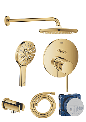 Grohe Essence New Ankastre Duş Seti Cool Sunrise 24167GL1-SET1 - 1