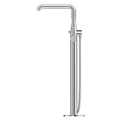 GROHE Essence Yerden Montajlı Tek Kollu Küvet Bataryası, Crafted Krom - 25248PF1 - 2