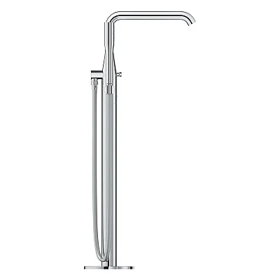 GROHE Essence Yerden Montajlı Tek Kollu Küvet Bataryası, Crafted Krom - 25248PF1 - 3